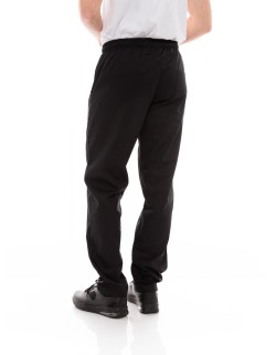 Παντελόνι Μαγείρων/Σεφ Unisex Μαύρο με Ελαστικότητα - 613elastan