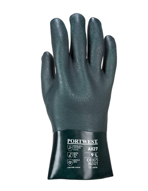 Portwest Γάντια Εργασίας PVC για Χημικά - A827