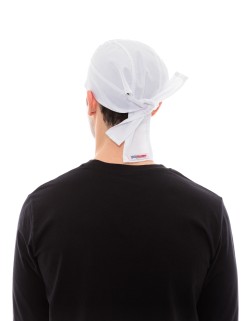 Μπαντάνα Κουζίνας Unisex Άσπρη