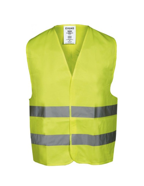 Ανακλαστικό Γιλέκο Εργασίας Fageo - C013 Κίτρινο