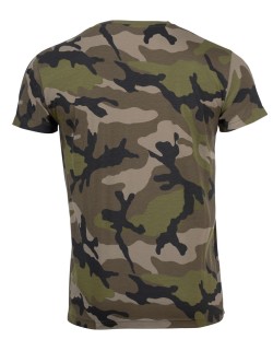 ΑΝΔΡΙΚΟ T-SHIRT ΜΕ ΣΤΡΟΓΓΥΛΗ ΛΑΙΜΟΚΟΨΗ - CAMO MEN ΑΝΔΡΙΚΟ T-SHIRT ΜΕ ΣΤΡΟΓΓΥΛΗ ΛΑΙΜΟΚΟΨΗ - CAMO MEN