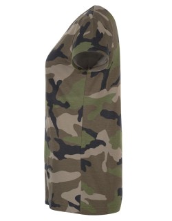 ΓΥΝΑΙΚΕΙΟ T-SHIRT ΜΕ ΣΤΡΟΓΓΥΛΗ ΛΑΙΜΟΚΟΨΗ - CAMO WOMEN ΓΥΝΑΙΚΕΙΟ T-SHIRT ΜΕ ΣΤΡΟΓΓΥΛΗ ΛΑΙΜΟΚΟΨΗ - CAMO WOMEN
