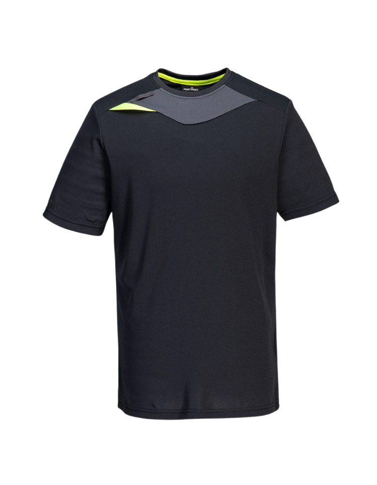 T-shirt Εργασίας Portwest - DX411 Μαύρο