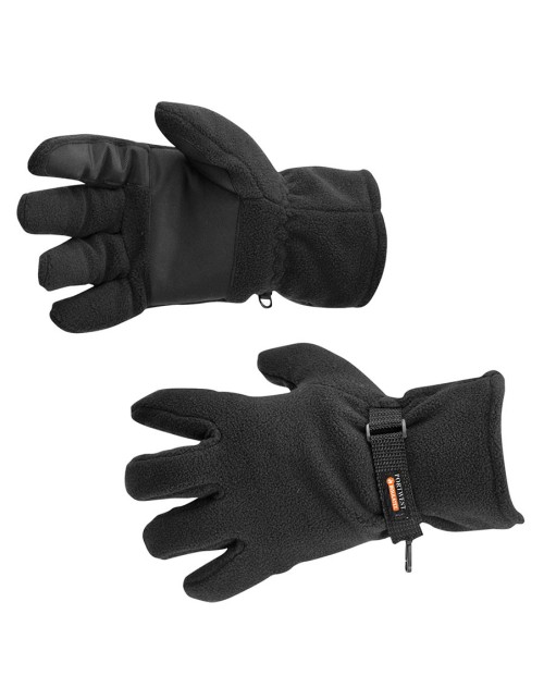 Γάντια φλις με φόδρα Insulatex Μαύρο - GL12