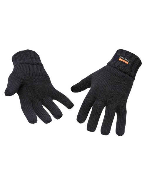 Πλεχτά Γάντια Επένδυση Insulatex Μαύρο - GL13