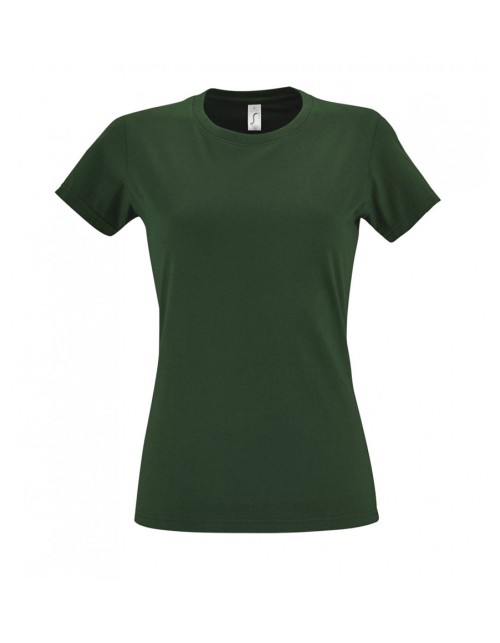 ΓΥΝΑΙΚΕΙΟ T-SHIRT ΜΕ ΣΤΡΟΓΓΥΛΗ ΛΑΙΜΟΚΟΨΗ - IMPERIAL WOMEN