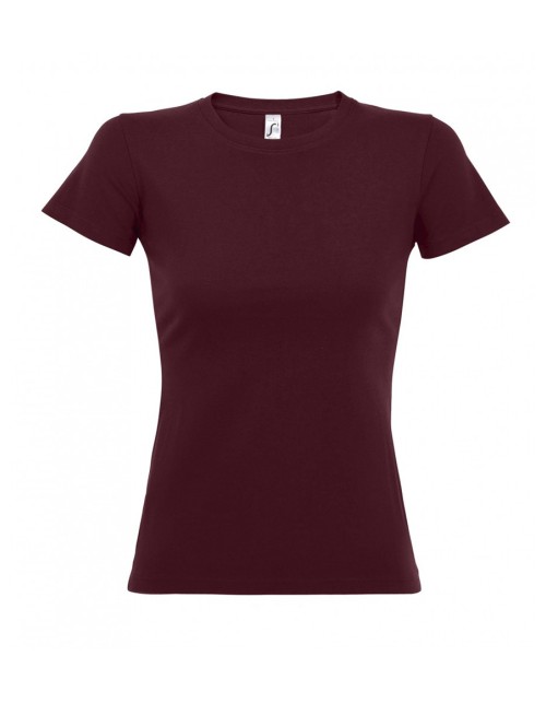 ΓΥΝΑΙΚΕΙΟ T-SHIRT ΜΕ ΣΤΡΟΓΓΥΛΗ ΛΑΙΜΟΚΟΨΗ - IMPERIAL WOMEN