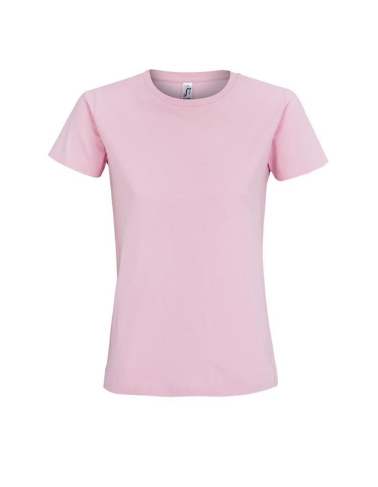ΓΥΝΑΙΚΕΙΟ T-SHIRT ΜΕ ΣΤΡΟΓΓΥΛΗ ΛΑΙΜΟΚΟΨΗ - IMPERIAL WOMEN ΓΥΝΑΙΚΕΙΟ T-SHIRT ΜΕ ΣΤΡΟΓΓΥΛΗ ΛΑΙΜΟΚΟΨΗ - IMPERIAL WOMEN