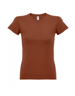 ΓΥΝΑΙΚΕΙΟ T-SHIRT ΜΕ ΣΤΡΟΓΓΥΛΗ ΛΑΙΜΟΚΟΨΗ - IMPERIAL WOMEN ΓΥΝΑΙΚΕΙΟ T-SHIRT ΜΕ ΣΤΡΟΓΓΥΛΗ ΛΑΙΜΟΚΟΨΗ - IMPERIAL WOMEN