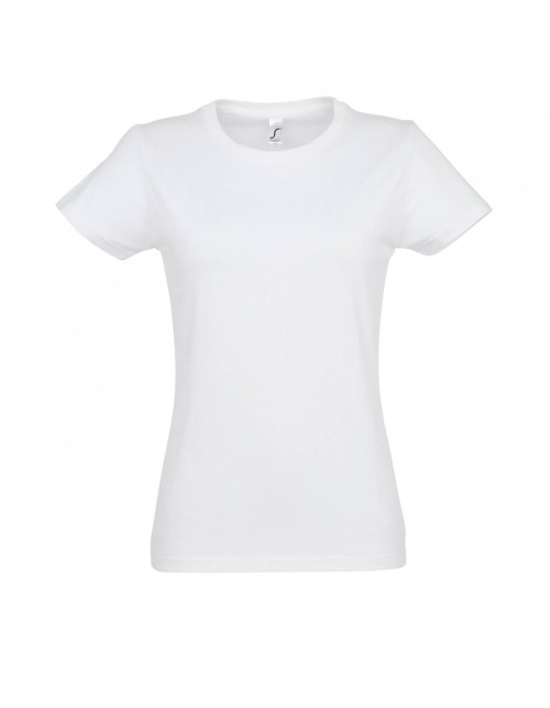 ΓΥΝΑΙΚΕΙΟ T-SHIRT ΜΕ ΣΤΡΟΓΓΥΛΗ ΛΑΙΜΟΚΟΨΗ - IMPERIAL WOMEN