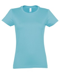 ΓΥΝΑΙΚΕΙΟ T-SHIRT ΜΕ ΣΤΡΟΓΓΥΛΗ ΛΑΙΜΟΚΟΨΗ - IMPERIAL WOMEN ΓΥΝΑΙΚΕΙΟ T-SHIRT ΜΕ ΣΤΡΟΓΓΥΛΗ ΛΑΙΜΟΚΟΨΗ - IMPERIAL WOMEN