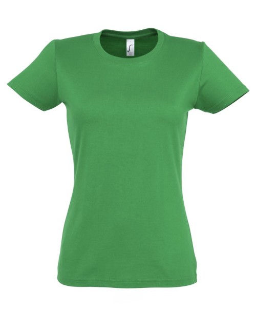 ΓΥΝΑΙΚΕΙΟ T-SHIRT ΜΕ ΣΤΡΟΓΓΥΛΗ ΛΑΙΜΟΚΟΨΗ - IMPERIAL WOMEN