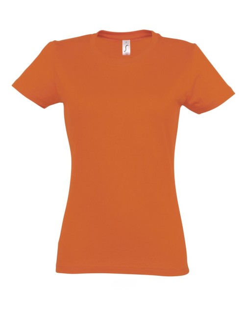 ΓΥΝΑΙΚΕΙΟ T-SHIRT ΜΕ ΣΤΡΟΓΓΥΛΗ ΛΑΙΜΟΚΟΨΗ - IMPERIAL WOMEN