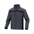 ΣΑΚΑΚΙ SOFTSHELL Σκούρο γκρι με μαύρα στοιχεία - LULEA2
