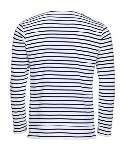 SOL'S ΑΝΔΡΙΚΟ ΜΑΚΡΥΜΑΝΙΚΟ ΡΙΓΕ T-SHIRT - MARINE MEN SOL'S ΑΝΔΡΙΚΟ ΜΑΚΡΥΜΑΝΙΚΟ ΡΙΓΕ T-SHIRT - MARINE MEN