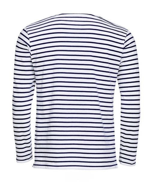 SOL'S ΑΝΔΡΙΚΟ ΜΑΚΡΥΜΑΝΙΚΟ ΡΙΓΕ T-SHIRT - MARINE MEN
