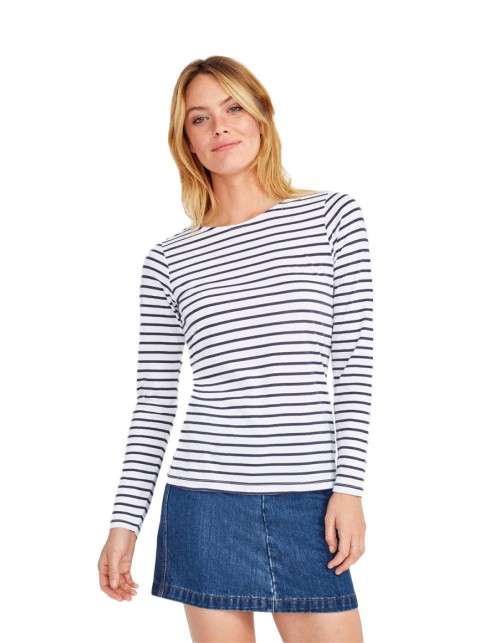SOL'S ΓΥΝΑΙΚΕΙΟ ΜΑΚΡΥΜΑΝΙΚΟ ΡΙΓΕ T-SHIRT - MARINE WOMEN