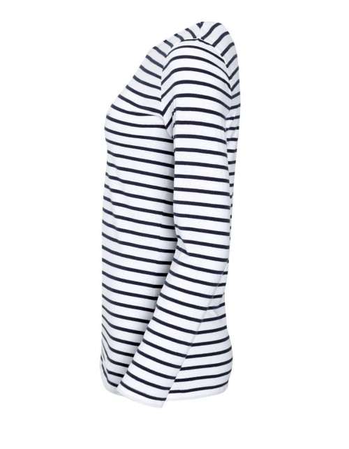 SOL'S ΓΥΝΑΙΚΕΙΟ ΜΑΚΡΥΜΑΝΙΚΟ ΡΙΓΕ T-SHIRT - MARINE WOMEN