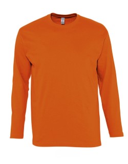 ΑΝΔΡΙΚΟ T-SHIRT ΜΕ ΣΤΡΟΓΓΥΛΗ ΛΑΙΜΟΚΟΨΗ ΚΑΙ ΜΑΚΡΙΑ ΜΑΝΙΚΙΑ - MONARCH
