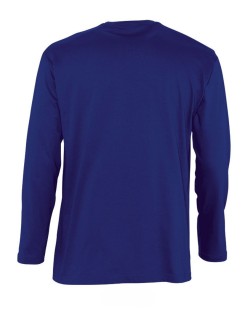 ΑΝΔΡΙΚΟ T-SHIRT ΜΕ ΣΤΡΟΓΓΥΛΗ ΛΑΙΜΟΚΟΨΗ ΚΑΙ ΜΑΚΡΙΑ ΜΑΝΙΚΙΑ - MONARCH