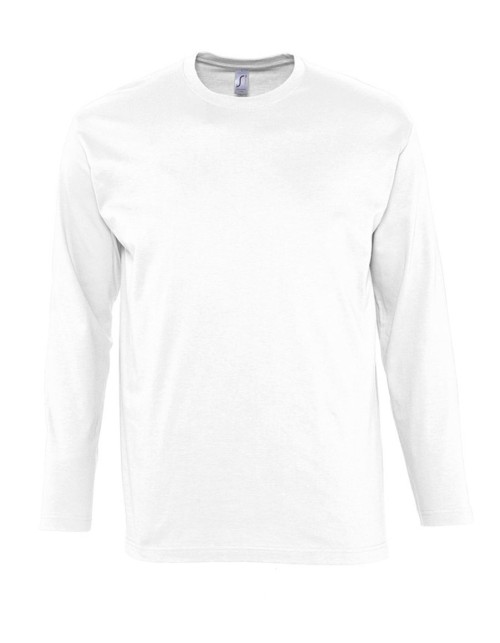 ΑΝΔΡΙΚΟ T-SHIRT ΜΕ ΣΤΡΟΓΓΥΛΗ ΛΑΙΜΟΚΟΨΗ ΚΑΙ ΜΑΚΡΙΑ ΜΑΝΙΚΙΑ - MONARCH