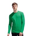ΑΝΔΡΙΚΟ T-SHIRT ΜΕ ΣΤΡΟΓΓΥΛΗ ΛΑΙΜΟΚΟΨΗ ΚΑΙ ΜΑΚΡΙΑ ΜΑΝΙΚΙΑ - MONARCH