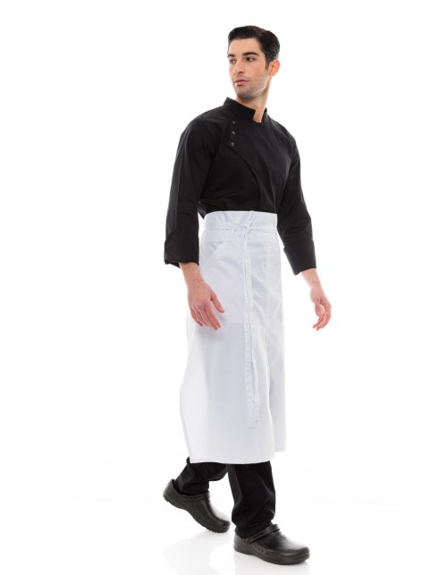 Premium Bistro Μακριά Ποδιά Μέσης - Λευκό