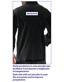 Σακάκι Μαγειρικής/Chef Με Press Button Isacco - PRETORIA EXTRA LIGHT 059821
