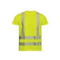Fageo T-shirt Εργασίας με Ανακλαστικές Ταινίες - PRT130 Κίτρινο