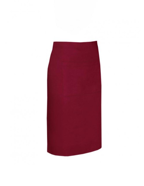 Μακριά Ποδιά Μέσης Σερβιτόρου - PT152 Μπορντό