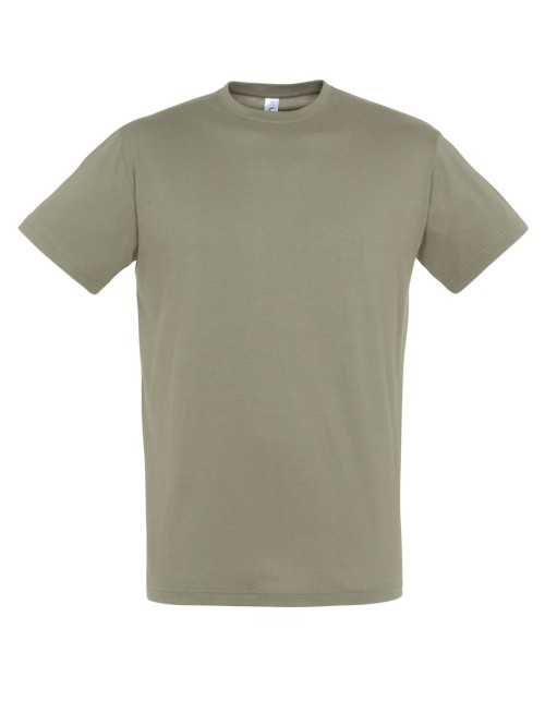UNISEX T-SHIRT ΜΕ ΣΤΡΟΓΓΥΛΗ ΛΑΙΜΟΚΟΨΗ - REGENT