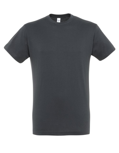 UNISEX T-SHIRT ΜΕ ΣΤΡΟΓΓΥΛΗ ΛΑΙΜΟΚΟΨΗ - REGENT