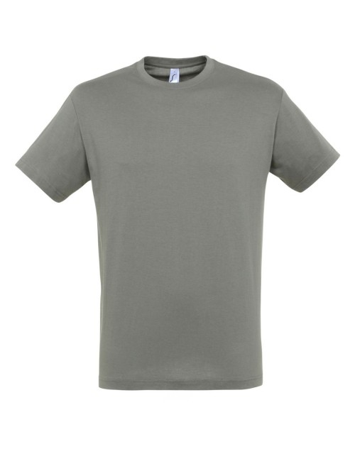 UNISEX T-SHIRT ΜΕ ΣΤΡΟΓΓΥΛΗ ΛΑΙΜΟΚΟΨΗ - REGENT