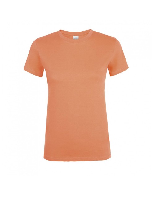 ΓΥΝΑΙΚΕΙΟ T-SHIRT ΜΕ ΣΤΡΟΓΓΥΛΗ ΛΑΙΜΟΚΟΨΗ - REGENT WOMEN