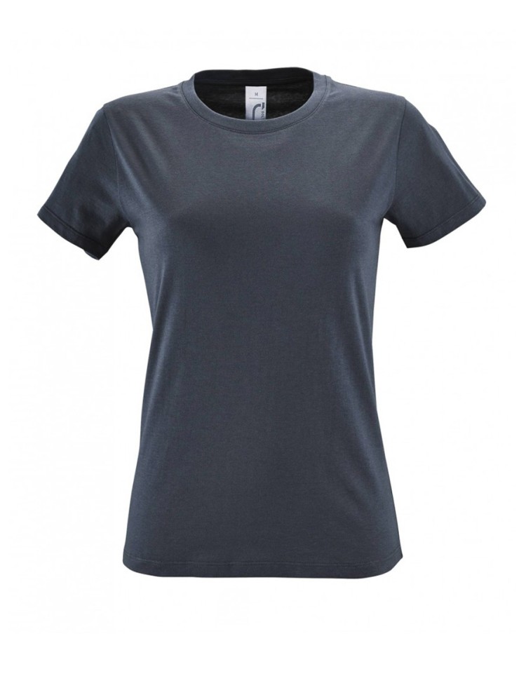 ΓΥΝΑΙΚΕΙΟ T-SHIRT ΜΕ ΣΤΡΟΓΓΥΛΗ ΛΑΙΜΟΚΟΨΗ - REGENT WOMEN ΓΥΝΑΙΚΕΙΟ T-SHIRT ΜΕ ΣΤΡΟΓΓΥΛΗ ΛΑΙΜΟΚΟΨΗ - REGENT WOMEN