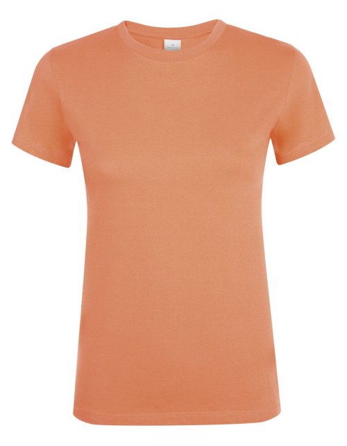 ΓΥΝΑΙΚΕΙΟ T-SHIRT ΜΕ ΣΤΡΟΓΓΥΛΗ ΛΑΙΜΟΚΟΨΗ - REGENT WOMEN
