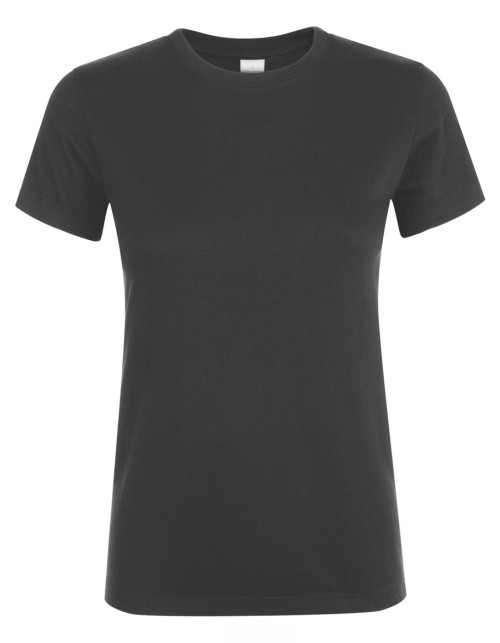 ΓΥΝΑΙΚΕΙΟ T-SHIRT ΜΕ ΣΤΡΟΓΓΥΛΗ ΛΑΙΜΟΚΟΨΗ - REGENT WOMEN