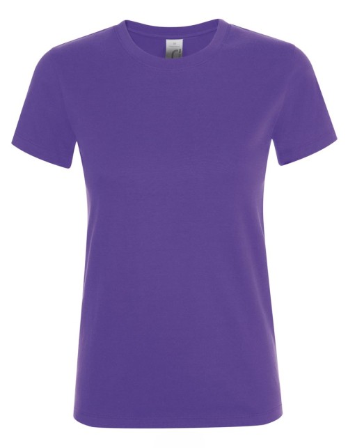 ΓΥΝΑΙΚΕΙΟ T-SHIRT ΜΕ ΣΤΡΟΓΓΥΛΗ ΛΑΙΜΟΚΟΨΗ - REGENT WOMEN