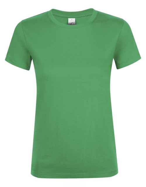 ΓΥΝΑΙΚΕΙΟ T-SHIRT ΜΕ ΣΤΡΟΓΓΥΛΗ ΛΑΙΜΟΚΟΨΗ - REGENT WOMEN