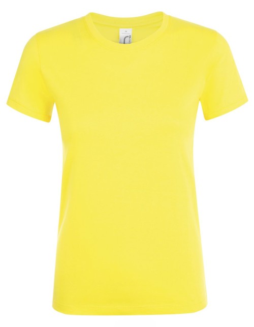 ΓΥΝΑΙΚΕΙΟ T-SHIRT ΜΕ ΣΤΡΟΓΓΥΛΗ ΛΑΙΜΟΚΟΨΗ - REGENT WOMEN