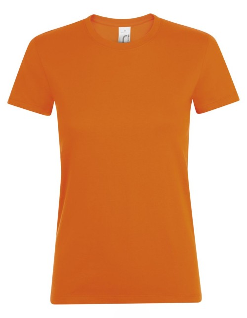 ΓΥΝΑΙΚΕΙΟ T-SHIRT ΜΕ ΣΤΡΟΓΓΥΛΗ ΛΑΙΜΟΚΟΨΗ - REGENT WOMEN