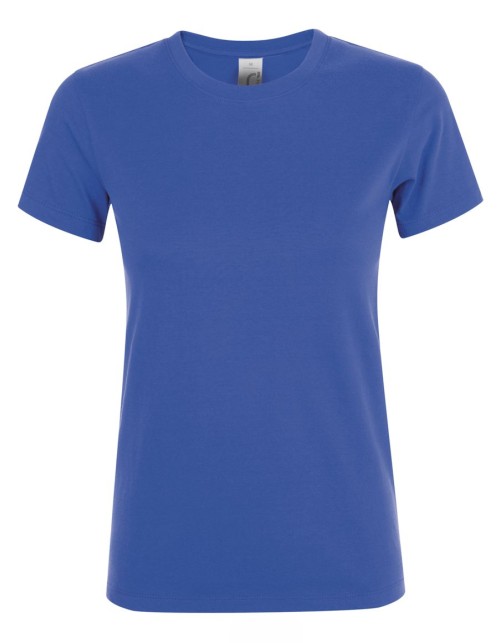 ΓΥΝΑΙΚΕΙΟ T-SHIRT ΜΕ ΣΤΡΟΓΓΥΛΗ ΛΑΙΜΟΚΟΨΗ - REGENT WOMEN