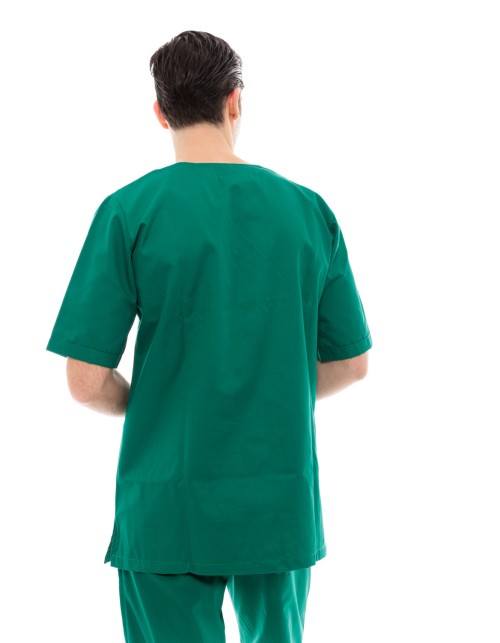 Ideal Press Πράσινο Νοσηλευτικό Σετ Scrub Παντελόνι & Μπλούζα Unisex