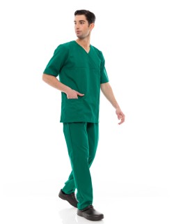 Ideal Press Νοσηλευτικό Σετ Scrub Παντελόνι & Μπλούζα Unisex - Plus Size