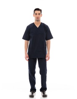 Ideal Press Νοσηλευτικό Σετ Scrub Παντελόνι & Μπλούζα Unisex - Plus Size