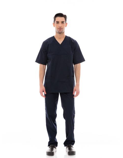 Ideal Press Νοσηλευτικό Σετ Scrub Παντελόνι & Μπλούζα Unisex - Plus Size