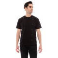 Μπλουζάκι Μαγείρων/Σεφ Unisex Μαύρο Ideal Press - T-Chef