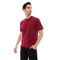 Μπλουζάκι Μαγείρων/Σεφ Unisex Μπορντό Ideal Press - T-Chef