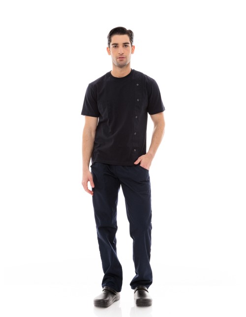 Μπλουζάκι Μαγείρων/Σεφ Unisex Σκούρο Μπλε Ideal Press - T-Chef