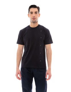 Μπλουζάκι Μαγείρων/Σεφ Unisex Σκούρο Μπλε Ideal Press - T-Chef